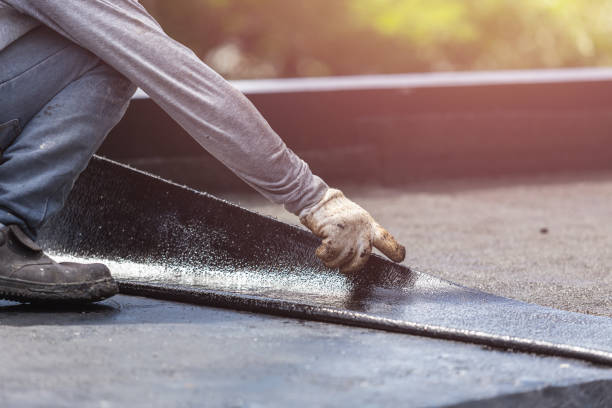 Professional Crawl Space Encapsulation technician working in Remus, MI